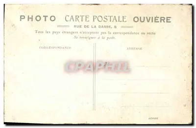 Retrato de uma jovem — editor Ouvière, Rue de la Darse, 5 — Verso