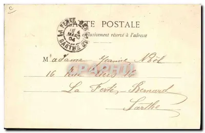 Deux jeunes femmes — avec pancarte « La carte justifie l'amitié » — Phototypie A. Basset & Cie, Nantes — Rewers