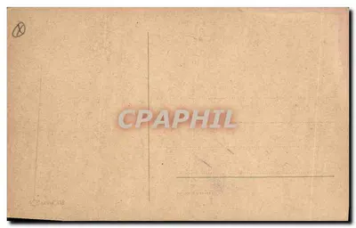 Bilhete postal antigo Moinho de vento — Verso