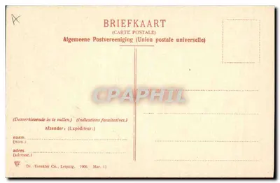 Marken, uscita dalla chiesa — Dr. Trenkler Co., Lipsia — Verso