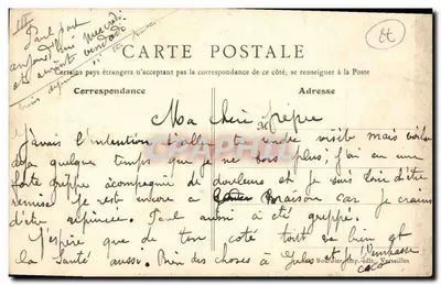 Rambouillet - O Velho Moinho — editor Boudier, impresso em Versailles, n° 48 — Verso