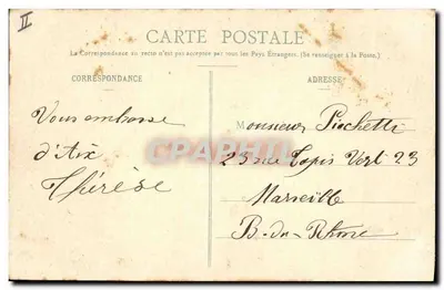 Arredores de AIX-LES-BAINS — Moinho de Grésy — E. REYNAUD EDITOR CHAMBERT — Verso