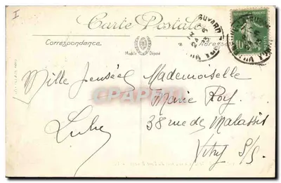 Sens — La Noria de Agua cerca del Puente Bruant — LL — Reverso