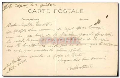 Le Tréport — Wyruszenie statku rybackiego — Wydawnictwo Ancre Marine, nr 81 — Rewers