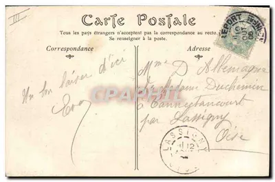 Le Tréport — L'Ingresso del Porto — Editore Bourdais n°26 — Verso