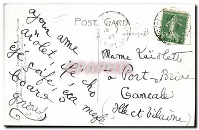 Papa busca seus chinelos! — Mabel Lucie Attwell — série 'Attales' — editor: Attales — Verso