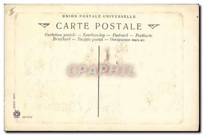 Napoleão — Durante a Campanha do Egito — LL, série 8031 — Verso