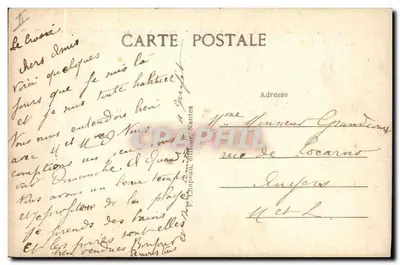 O Menhir de Pierre-Longue e a Costa em Direção a Port-Lin — Le Croisic (Loire-Inf.) — n°230 — Verso