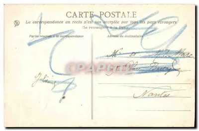 Carnac – Einde van de lijnen van het Ménec — Collectie Z. Le Rouzic — Achterkant