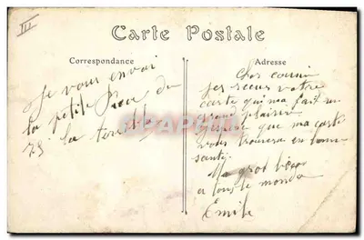 Artilharia de campanha — Montagem de uma peça de 75 m/m — R. Barbier, editor — Le Mans — Verso