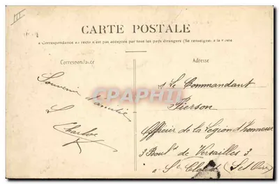 Campo de Sissonne — Conjunto de Tendas — P.G. Sissonne — Verso
