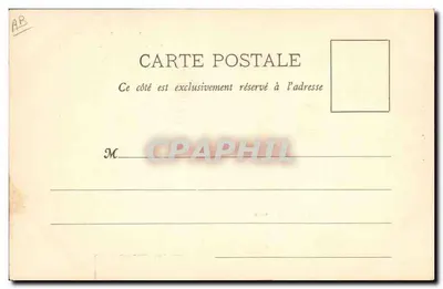 Revue dos Reservistas da 11ª Divisão — 26 Outubro 1899 — Fototipo A. Bergeret et Cie, Nancy — Verso