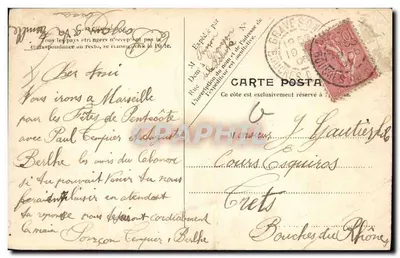 Cenas Militares — Grandes Manobras — V.P. Paris n°270 — Verso