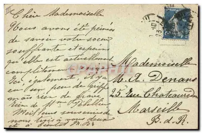 De Falaisienne — Legende van de Lantaarn (Vervolg) — G. Jeanne, fot.-edit., Fainaise, n° 97 — Achterkant