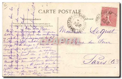 A Normandia — Leiteira em jumento — La C.P.A. n°20 — Verso