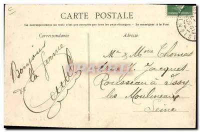La Normandia — Partenza per la tratta — C.P.A., Caen — Verso