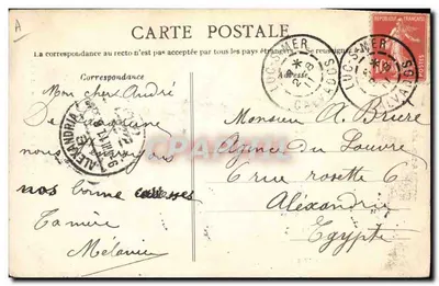 Kapelusze z dawnych czasów — Pont-L'Évêque — Stara pocztówka, Caen, n°19 — Rewers