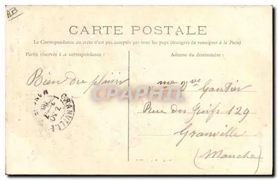 A Normandia — Coifas de ontem em Isigny — A C.P.A. Paris n°40 — Verso