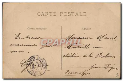 Cinco crianças contemplando um livro — Paris, editor desconhecido, n°1 — Verso