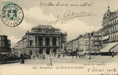 Montpellier - A Praça da Comédia — Fotografia de Guende, Marselha — n° 400