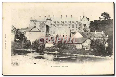 Château de Lapalisse — vue du château et du village — D'Érville, édit. Veny