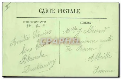Abbeville — A Moinha da Bourvacque — LL. n°136 — Verso