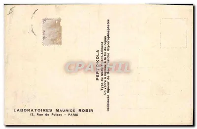 Moinho de água — vista pitoresca — Laboratoires Maurice Robin, Paris — Verso