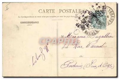 Młyn w Livry — Okolice Camp de Châlons — Wydawnictwo Wojskowe Guérin, Mourmelon — Rewers
