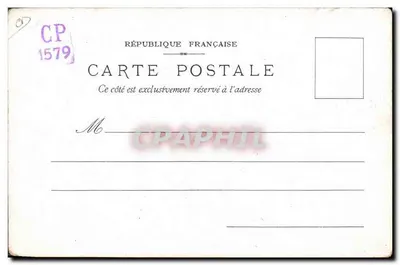 Les Vosges — scènes de transport forestier — éditeur Chemins de Fer de L'EST, signé Hugo de R. — Rückseite