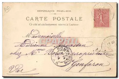 Invierno en Niza — vista de la bahía — editor P.L.M. n° 148 — Reverso