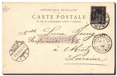Rotkäppchen — Fontainebleau — Verleger J. Rey, Nr. 37 — Rückseite