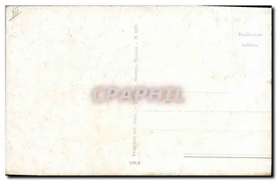 Jovem casal em um jardim — cena romântica — Editor italiano, série N. 6171 — Verso