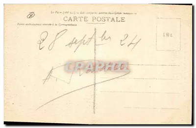 Carnac - Um dos Gigantes de Ménech — Coleção Laurent-Nel, Rennes, n° 2359 — Verso