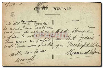 Menhir Pierre-Longue — Le Croisic (Loire-Inf.) — wydawca nie widoczny — Rewers
