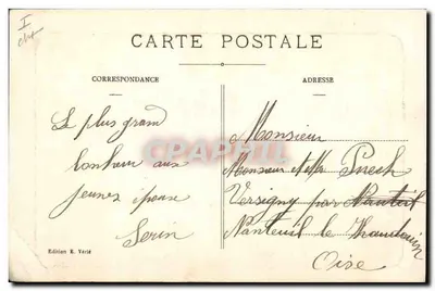 Alban — Dolmen w pobliżu Alban — Wydawnictwo R. Vérité — Rewers