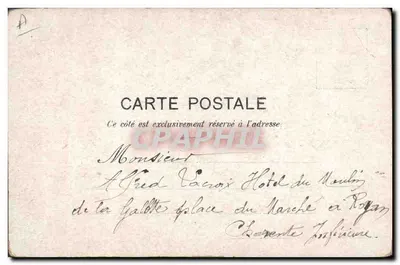 Soldat et enfant — scène humoristique — éditeur J. Willaume, n° 15 b — Rückseite