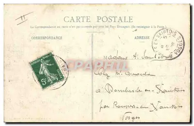 A Infantaria no Acampamento — Uma Alerta — Para os Faisceaux! — Livraria Militar Guérin, Mourmelon — Verso