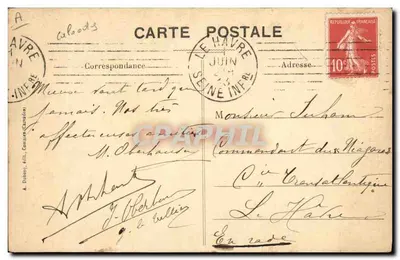Le Gars de Falaise — 1. Rozporządzenie Pana Dziekana — A. Dubon, wydawca, nr 298 — Rewers