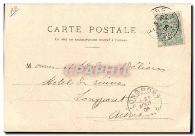 Jeune fille en deuil — La Normandie — éditeur La C.P.A. Paris, n° 50 — Verso
