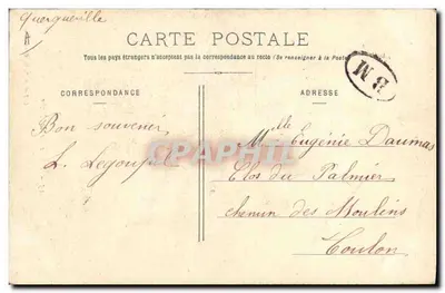 Ritorno dalla Messa — Collezione P. B., Cherbourg — Verso