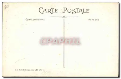 De goede Normaarse jongen die terugkeert van de markt — In Normandië — Em. Brocheriou, Imp.-Edit.-Paris, n° 4510 — Achterkant