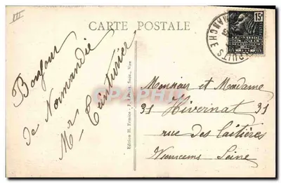 Dwa starych dobrych — Nasza Normandia — Wydawnictwo H. Ermitte, Snc, Vire — Rewers