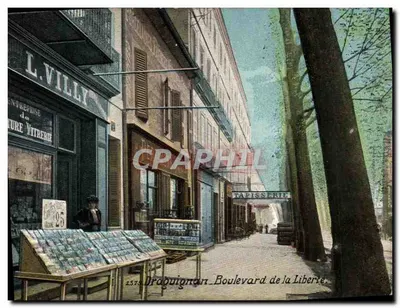 Draguignan - Boulevard da Liberdade — vista da vitrine da empresa L. Villy — n° 2579