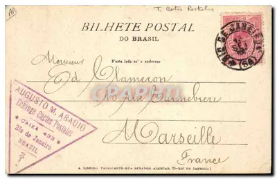 Gruta Paulo e Virginia, Tijuca, Rio de Janeiro — editor Júlio Virginia, n° 171 — Verso
