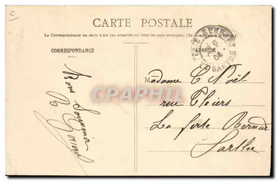 Donna con gonna a volant e ombrello — 'La Cartolina Postale Mantien l'Amicizia' — Foto Incisione A. Brasnet & Cie, Nantes — Verso