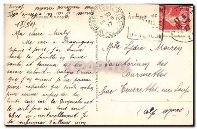Draguignan — De Avenue Carnot en de Société Générale. LL — Achterkant