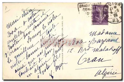 A Avenida Carnot e a Sociedade Geral — Draguignan — Editor LL, n°16 — Verso