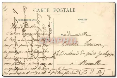 Chambéry (Savoie) — A Coluna dos Elefantes e A Casa Martin - A Sociedade Geral — Coleção L. Grimal, Chambéry, N° 1534 — Verso