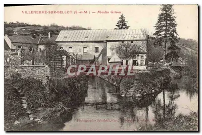Villeneuve-sur-Bellot — Moulin Grison — Fotografia Briudelet, Fertans & Cie, St. Die