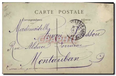 Toulouse — A Estátua de Riquet & a Escola Nacional de Veterinária — Collections ND. Phot, n°136 — Verso